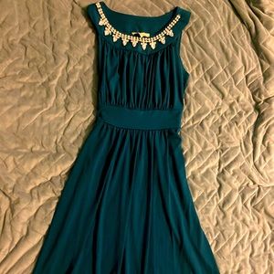 Green formal dress